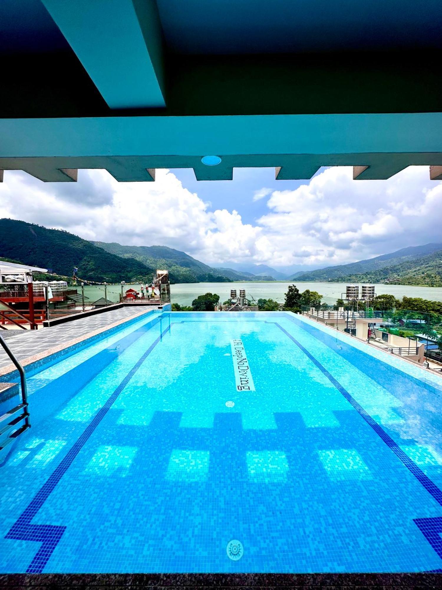 Hotel Adam Pokhara Exteriör bild