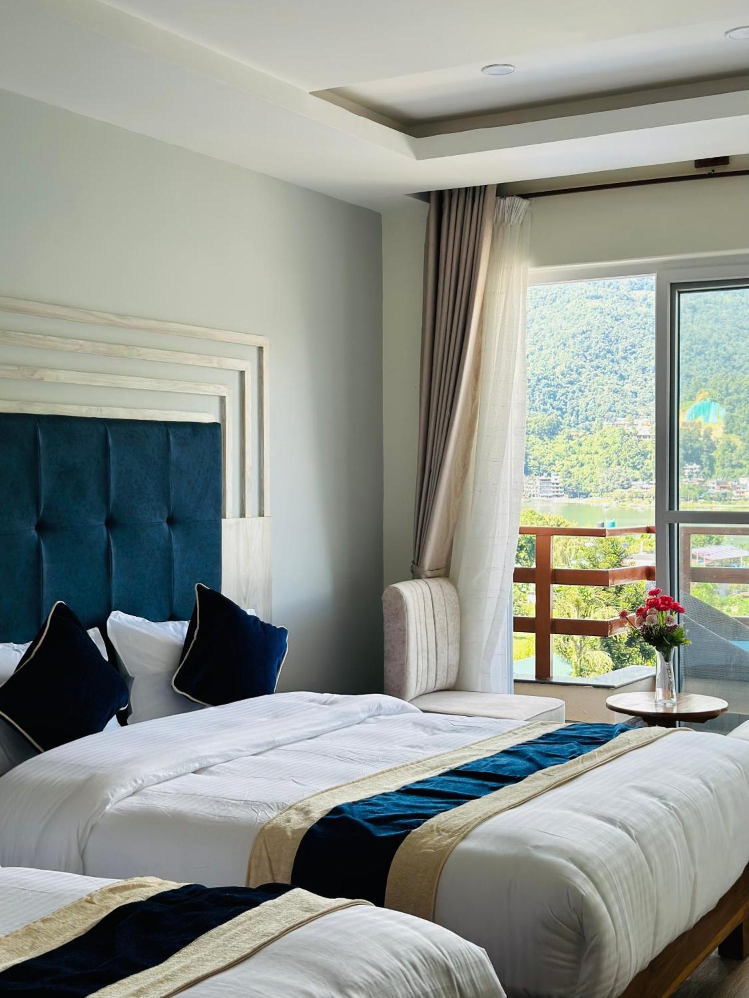 Hotel Adam Pokhara Exteriör bild