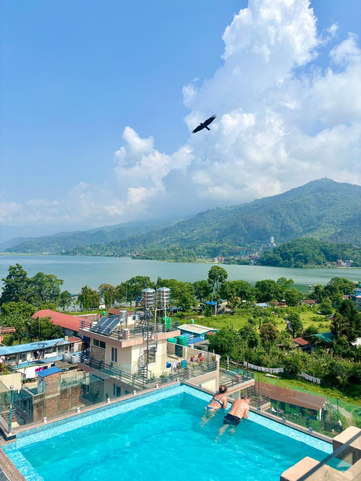 Hotel Adam Pokhara Exteriör bild